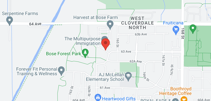 map of 196 16488 64 AVENUE